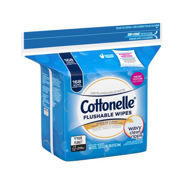 Kleenex Cottonelle Flushable Cleansing Cloths Fresh Care 4 Pack Hy