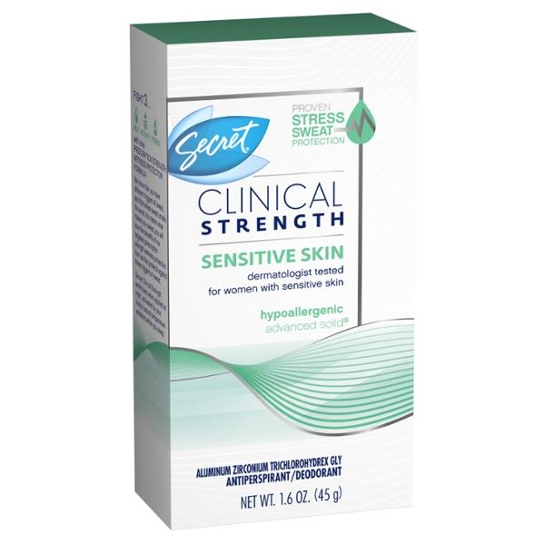 Secret Clinical Strength Sensitive Skin Hypoallergenic Women's Advanced