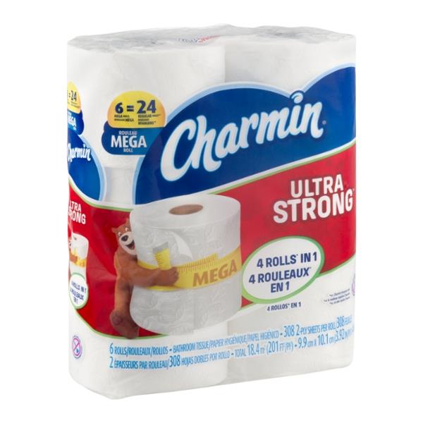 Charmin Ultra Strong Mega Roll Bathroom Tissue | Hy-Vee Aisles Online ...