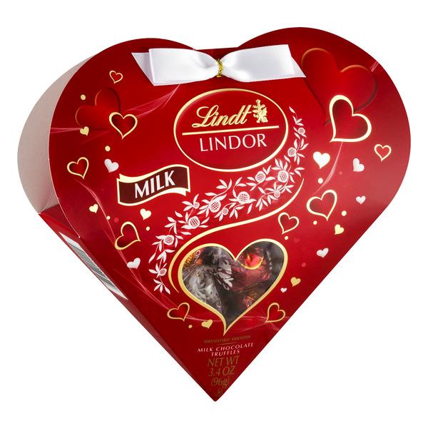 Lindt Lindor Milk Chocolate Truffles Heart | Hy-Vee Aisles Online ...