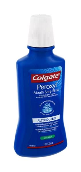 Colgate Peroxyl Mouth Sore Rinse Alcohol Free Mild Mint | Hy-Vee Aisles ...