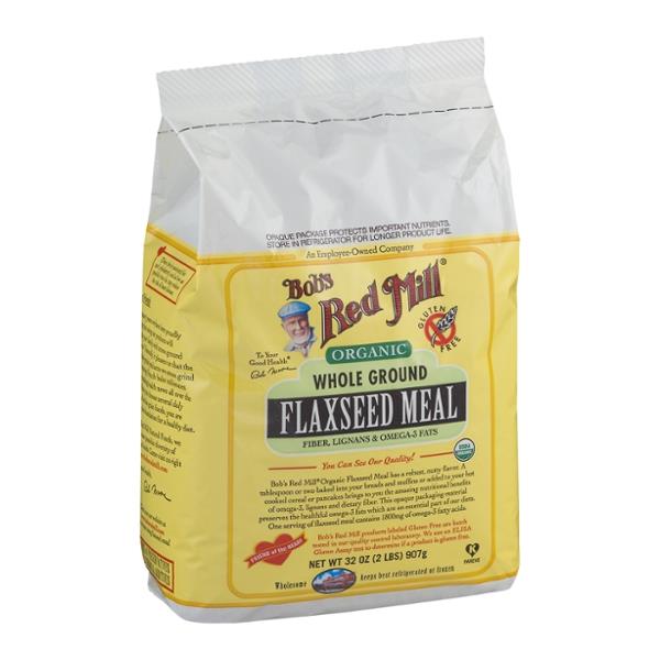 Bob's Red Mill Gluten Free Organic Whole Ground Flaxseed Meal HyVee Aisles Online Grocery
