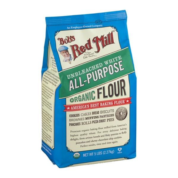 Bob S Red Mill Unbleached White All Purpose Organic Flour Hy Vee Aisles Online Grocery Shopping