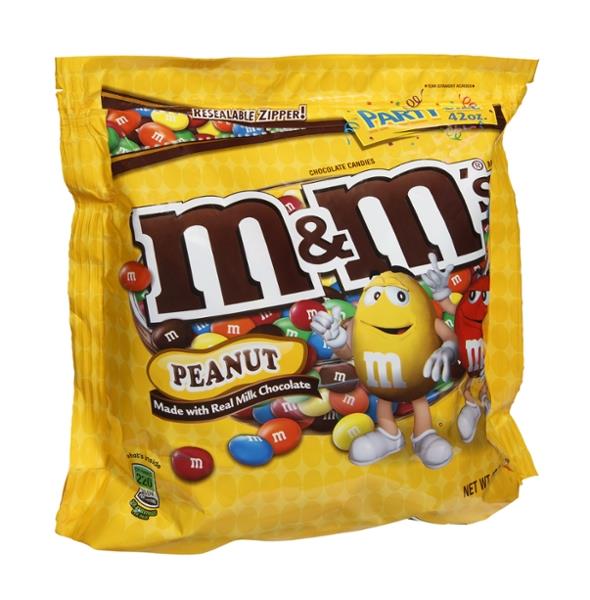 M&M's Party Size Peanut Milk Chocolate Candies | Hy-Vee Aisles Online ...