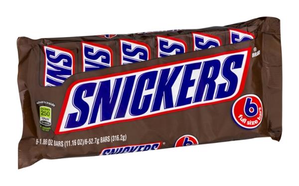 Snickers Full Size Bars - 6 CT | Hy-Vee Aisles Online Grocery Shopping