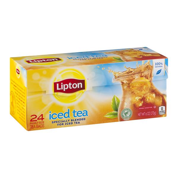 Lipton Iced Tea - 24Ct Family Size Bags | Hy-Vee Aisles Online Grocery ...