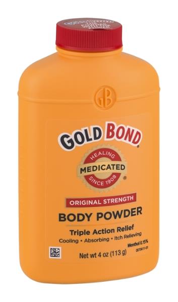 Gold Bond Original Strength Medicated Triple Action Relief Body Powder ...