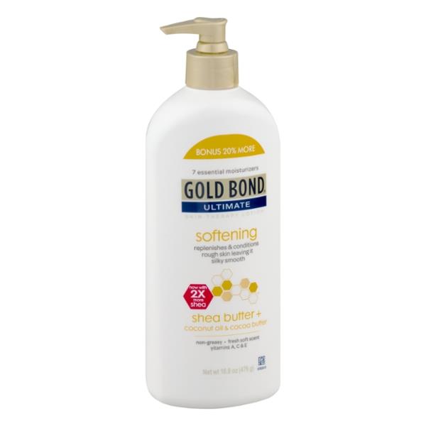 Gold Bond Ultimate Softening Skin Therapy Lotion Shea Butter + Coconut ...