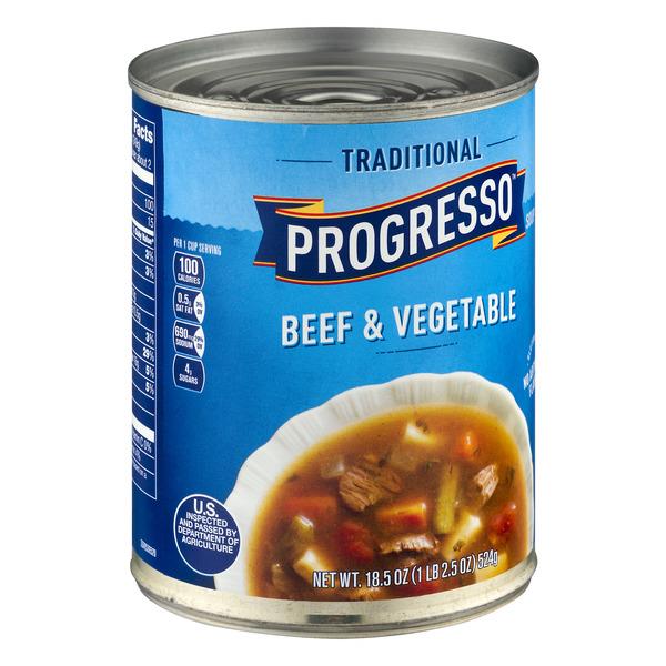 Progresso Traditional Beef & Vegetable Soup | Hy-Vee Aisles Online ...