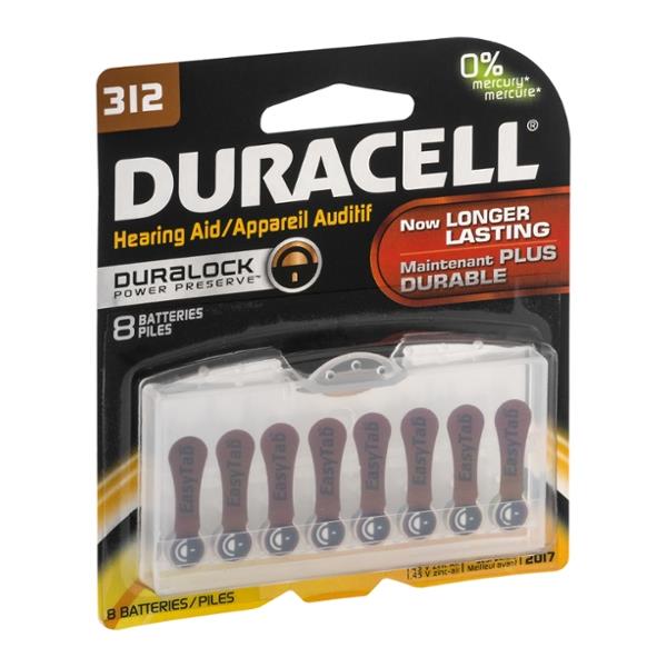 Duracell Hearing Aid Size 312 Batteries HyVee Aisles Online Grocery