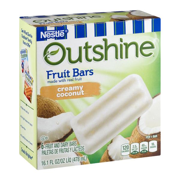 Outshine Creamy Coconut Fruit And Dairy Bars 6Ct HyVee Aisles Online