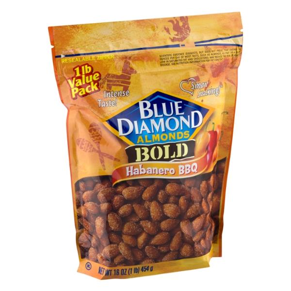 Blue Diamond Almonds Bold Habanero BBQ | Hy-Vee Aisles Online Grocery ...