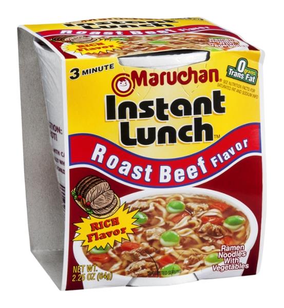 Maruchan Instant Lunch Roast Beef Flavor Ramen Noodles HyVee Aisles Online Grocery Shopping