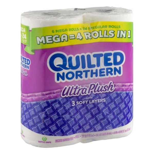 Quilted Northern Ultra Plush with 3 Soft Layers Mega Rolls HyVee
