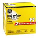 GE Soft White 50-100-150 Watts 3-Way Value Pack