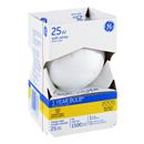 GE Soft White 25W Decorative Medium Base Globe Bulb