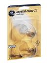 GE Crystal Clear Decorative 25 Watt G Candelabra Base Light Bulb