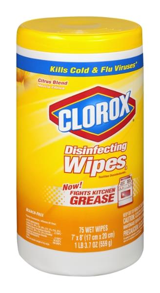 Citrus Blend 75 Count by Clorox Disinfecting Wipes Clorox Disinfecting Wipes 