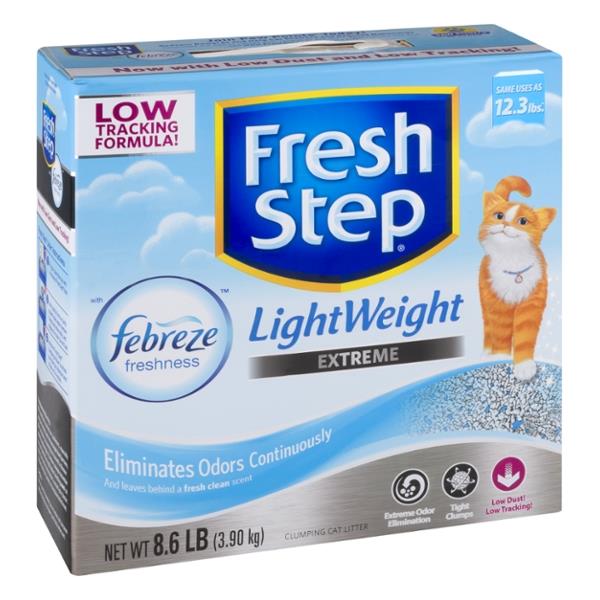 fresh step lightweight cat litter