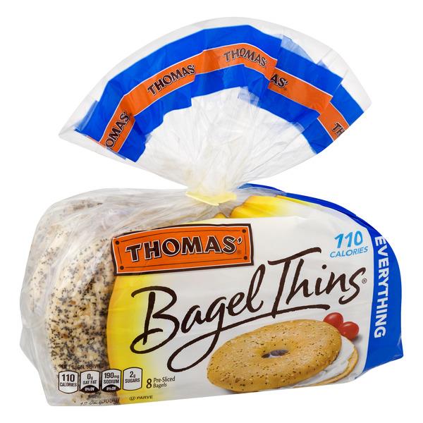 Thomas' Bagel Thins Everything | Hy-Vee Aisles Online Grocery Shopping