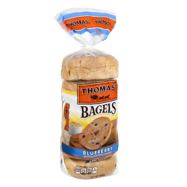 Thomas' PreSliced Bagels Blueberry HyVee Aisles Online Grocery Shopping