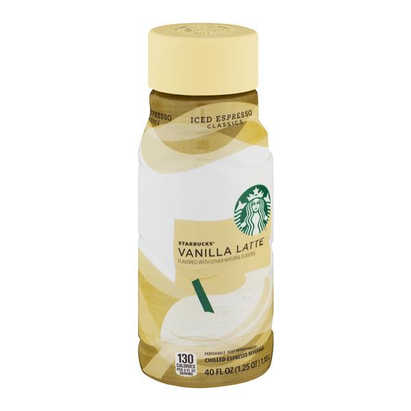 Starbucks Vanilla Latte Iced Espresso Beverage Hy Vee Aisles