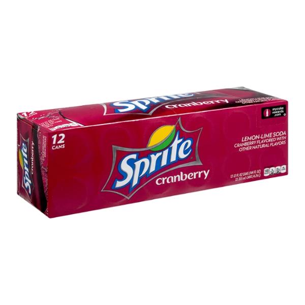 Sprite Cranberry Soda 12 Pack | Hy-Vee Aisles Online Grocery Shopping