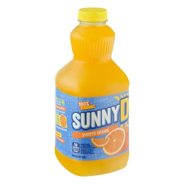 Sunny D Nutrition Chart