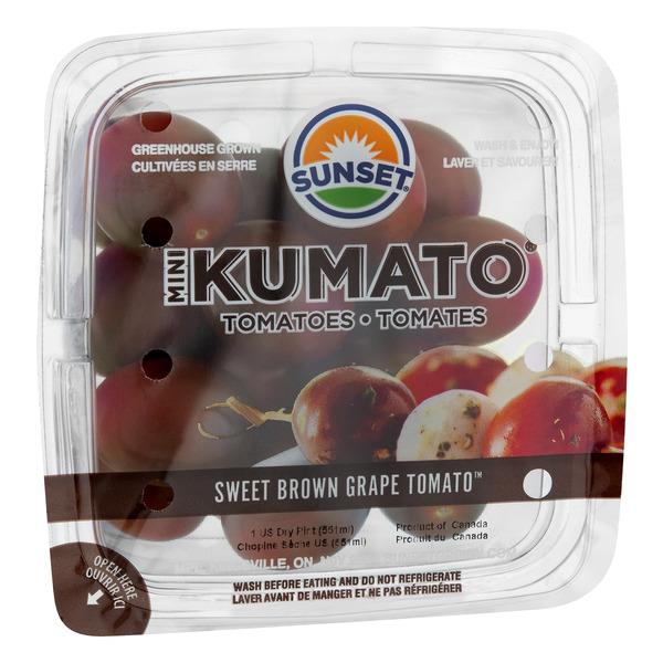 Sunset Mini Kumato Tomatoes Sweet Brown Grape Tomato HyVee Aisles