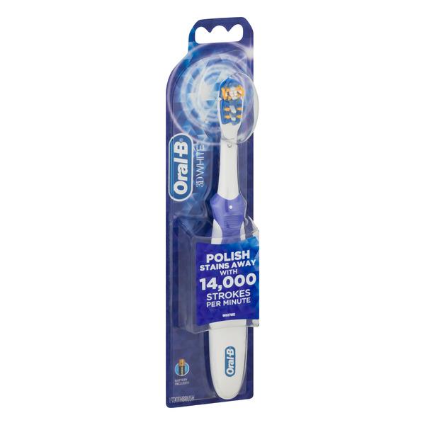 Oral-B 3D White Action Power Toothbrush | Hy-Vee Aisles Online Grocery ...