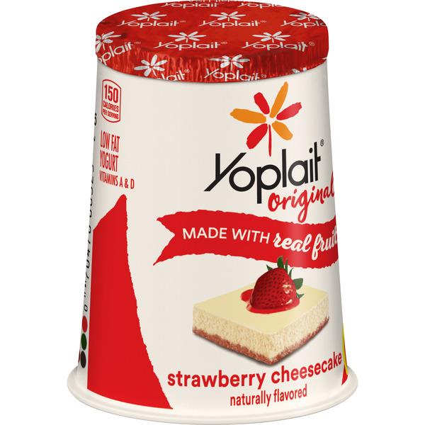Yoplait Original Strawberry Cheesecake Flavored Low Fat Yogurt HyVee