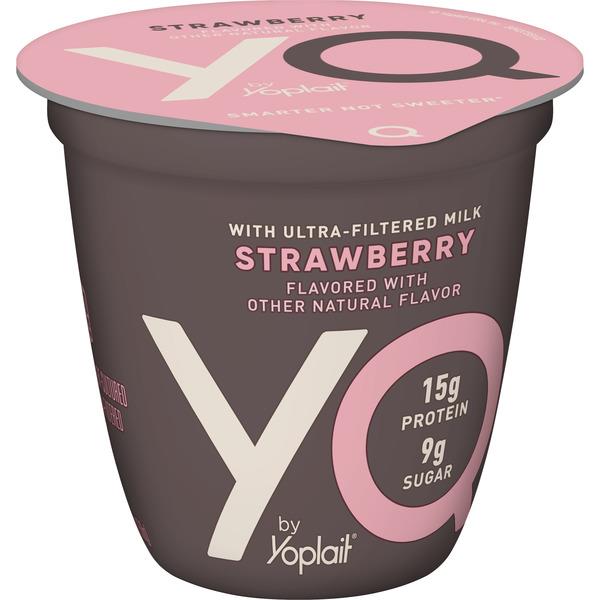 YQ by Yoplait Strawberry Single Serve Yogurt Made with Cultured Ultra ...