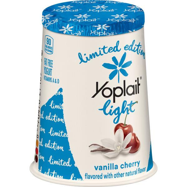Yoplait Light Vanilla Cherry Fat Free Yogurt HyVee Aisles Online