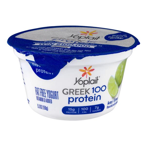 Yoplait Greek 100 Calories Key Lime Fat Free Yogurt HyVee Aisles
