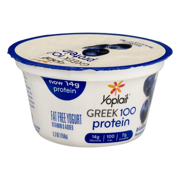 Yoplait Greek 100 Calories Blueberry Fat Free Yogurt HyVee Aisles