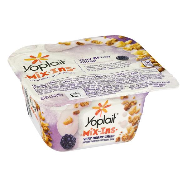 Yoplait MixIns Very Berry Crisp TraditionalStyle Yogurt 5.3 oz. Cup