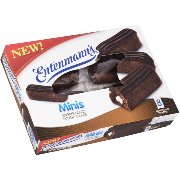 Entenmanns Minis Creme Filled Fudge Cakes 8ct Hy Vee Aisles