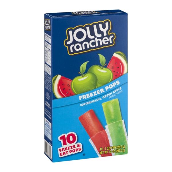 green apple freeze pops