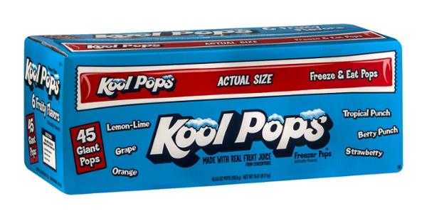 Kool Pops Giant Freezer Pops 45Ct Hy Vee Aisles Online Grocery Shopping