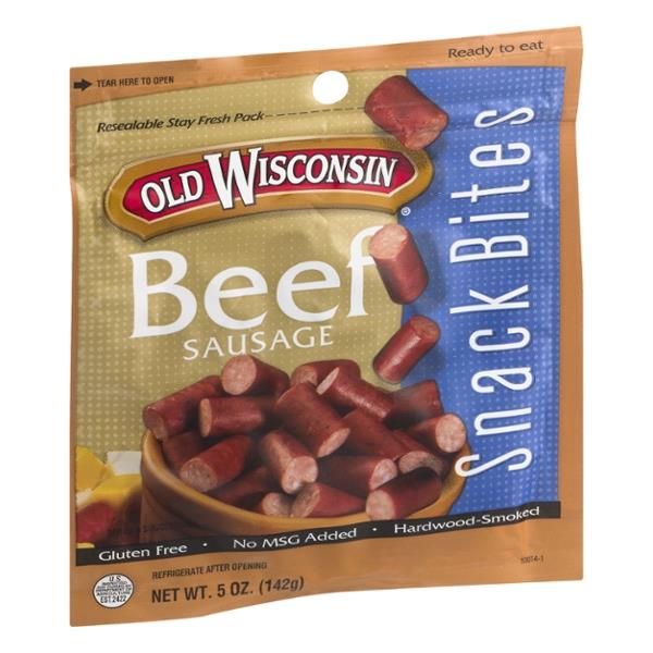 Old Wisconsin Beef Sausage Snack Bites HyVee Aisles Online Grocery