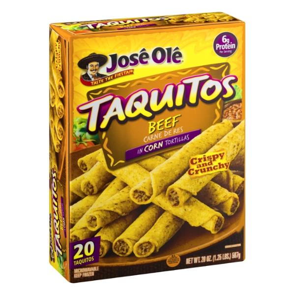 Jose Ole Beef Taquitos 20Ct HyVee Aisles Online Grocery Shopping