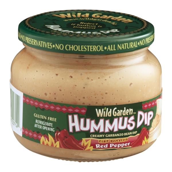 Wild Garden Hummus Dip Fire Roasted Red Pepper Hy Vee Aisles