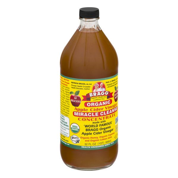 Bragg Organic Apple Cider Vinegar Miracle Cleanse Concentrate Hy Vee Aisles Online Grocery