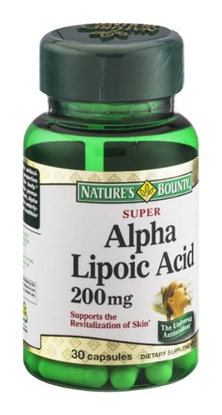 Nature's Bounty Alpha Lipoic Acid 200mg Capsules | Hy-Vee Aisles Online ...