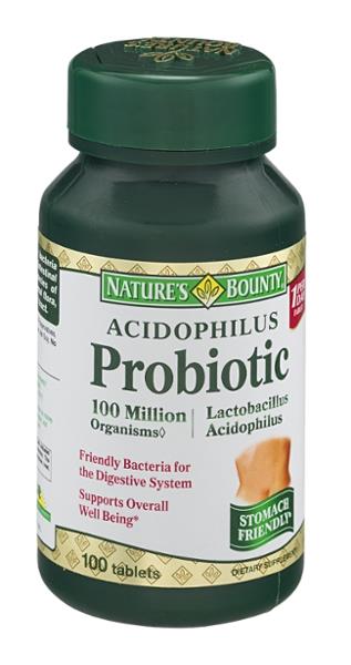 Nature's Bounty Acidophilus Probiotic Tablets | Hy-Vee Aisles Online ...