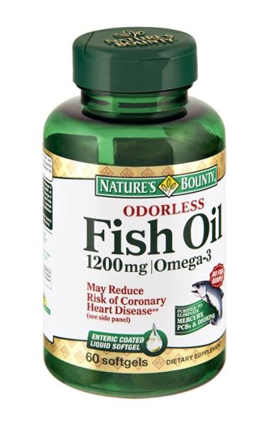 Nature's Bounty Odorless Fish Oil 1200 MG Softgels | Hy-Vee Aisles ...