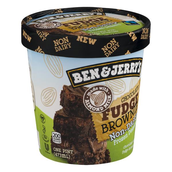 Ben & Jerry's Chocolate Fudge Brownie Non-Dairy Frozen ...