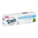 Tom's of Maine Simply White Clean Mint Toothpaste