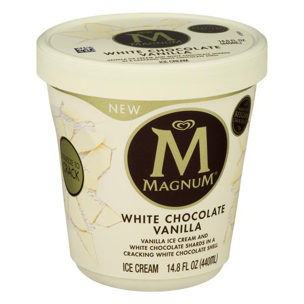 Magnum White Chocolate Vanilla Ice Cream 14.8 oz | Hy-Vee Aisles Online ...