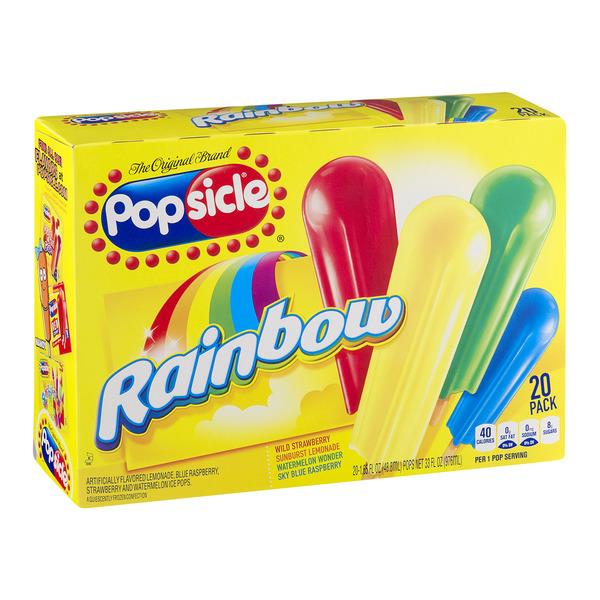 Popsicle Rainbow Ice Pops 20 ct | Hy-Vee Aisles Online Grocery Shopping